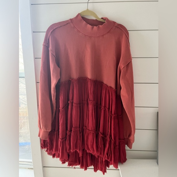 Free People Pixie sweatshirt in Rose Smoke Size XS - Picture 2 of 8